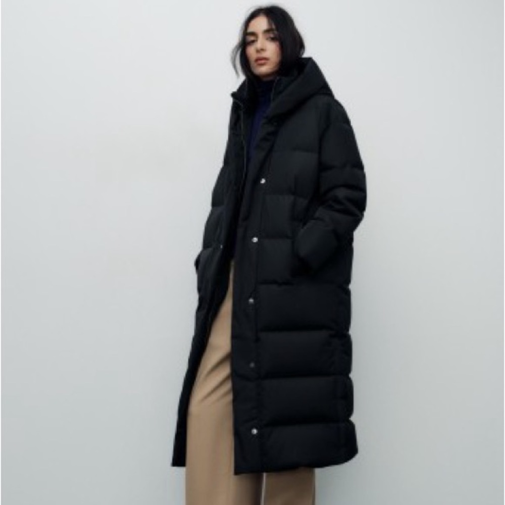 Women's Black Down Puffer Coat